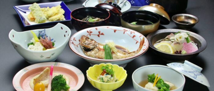 「のがわや旅館」料理一例です。