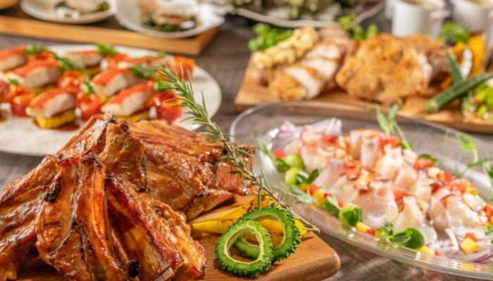 「亀の井ホテル　青森まどか」料理一例です。