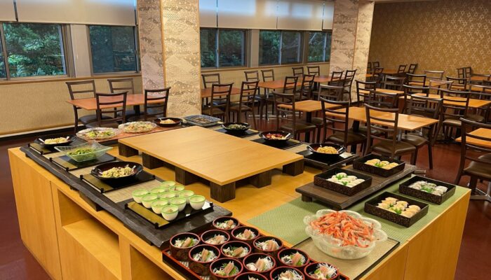 「伊東園ホテル稲取」料理一例です。