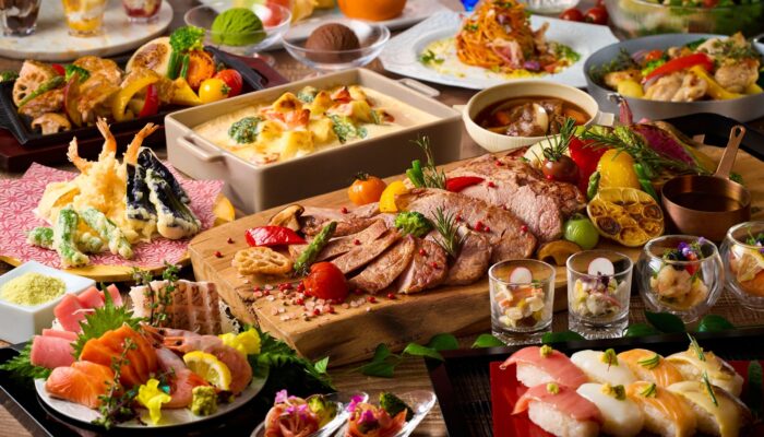 「大江戸温泉物語premiumあたみ」料理一例です。