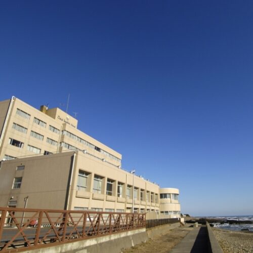 「大洗シーサイドホテル」外観です。