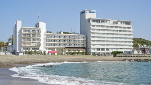 「大洗ホテル」外観です。
