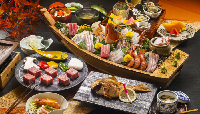料理宿 民宿 城山2 「料理宿 民宿 城山」料理一例です。