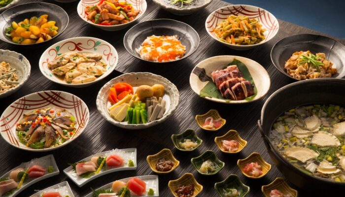 「星野リゾート青森屋」料理一例です。