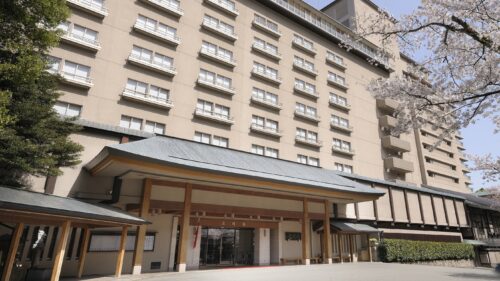「水明館」外観です。