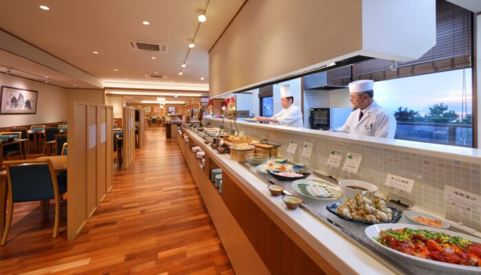 「浅虫温泉 南部屋・海扇閣」料理一例です。